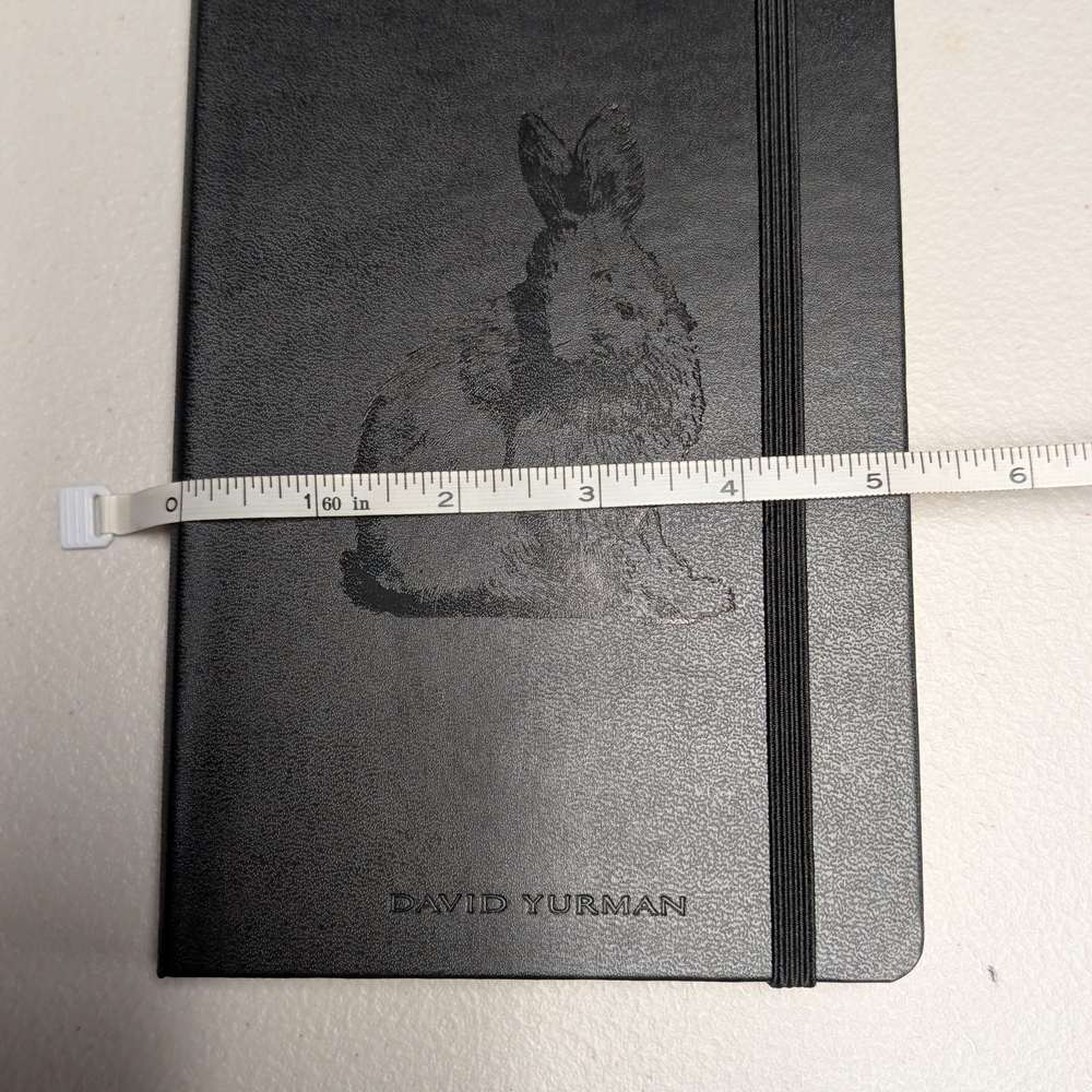 Moleskine Black Hardcover Lined Notebook From David Yurman - Picture 6 of 8